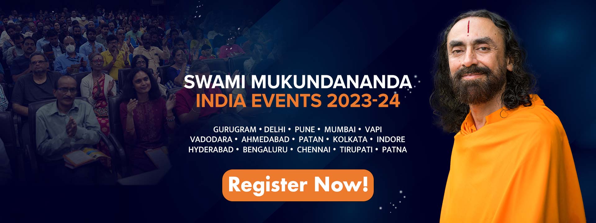 Swami Mukundananda India Tour 2023-24